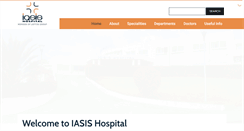 Desktop Screenshot of iasishospital.com